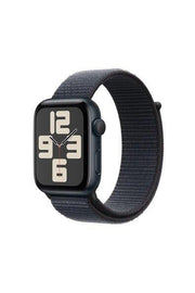 Apple Watch SE 2 2023 GPS 44mm Gece Yarısı Alüminyum Kasa ve Mürekkep Moru Spor Loop Kordon Akıllı Saat - Teşhir