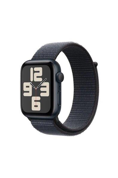 Apple Watch SE 2 2023 GPS 44mm Gece Yarısı Alüminyum Kasa ve Mürekkep Moru Spor Loop Kordon Akıllı Saat - Teşhir