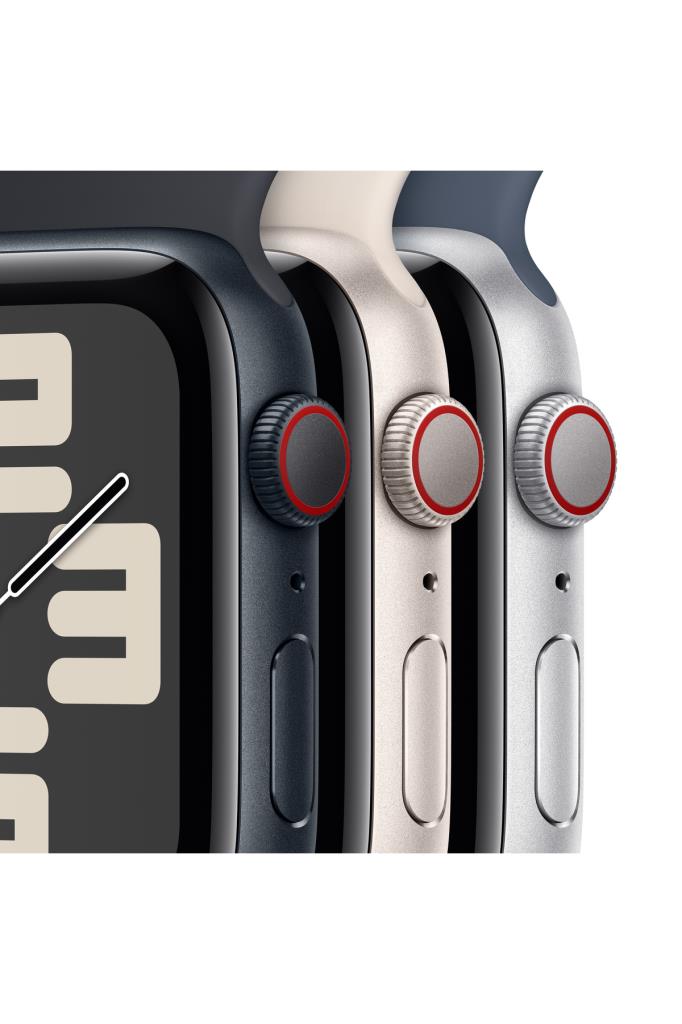 Apple Watch SE GPS + Cellular 40mm Gümüş Alüminyum Kasa ve Buz Mavisi Spor Loop