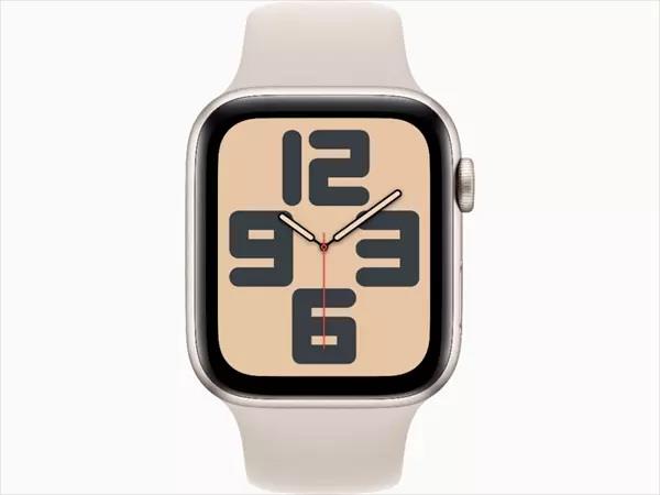 Apple Watch SE 2 2023 GPS + Cellular 44mm Yıldız Işığı Alüminyum Kasa ve Spor Kordon Akıllı Saat