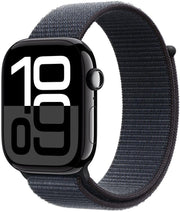 Apple Watch Series 10 GPS 42mm Simsiyah Alüminyum Kasa ve Mürekkep Moru Spor Loop Kordon Akıllı Saat (Apple Türkiye Garantili)