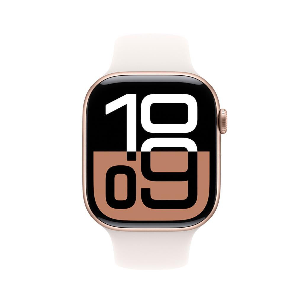 Apple Watch Series 10 GPS + Cellular 42mm Roze Altın Alüminyum Kasa + Bulut Pembesi Spor Kordon - S/M