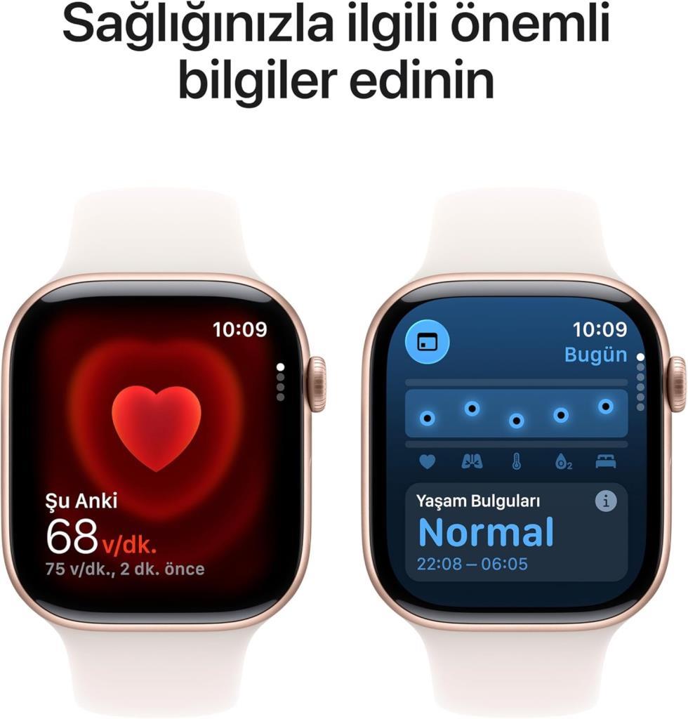 Apple Watch Series 11 GPS 46 mm Roze Altın Rengi Alüminyum Kasa - OUTLET