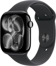 Apple Watch Series 11 GPS 46mm Simsiyah Alüminyum Kasa ve Siyah Spor Kordon Akıllı Saat Outlet (Açıklamayı Okuyunuz)