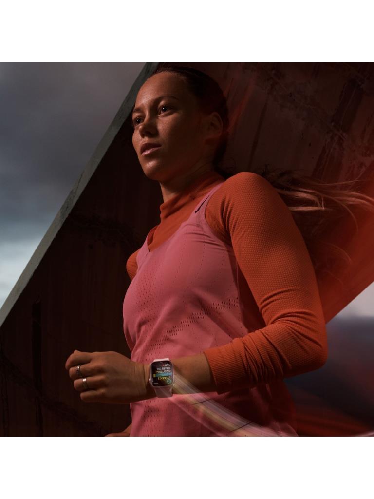 Apple Watch Series 9 GPS 41mm Yıldız Işığı Alüminyum Kasa ve Yıldız Işığı Spor Loop Kordon Akıllı Saat - Teşhir
