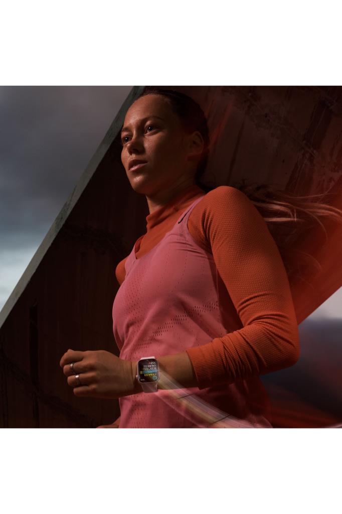 Apple Watch Series 9 GPS 41mm Pembe Alüminyum Kasa ve Uçuk Pembe Spor Kordon - M/L - OUTLET