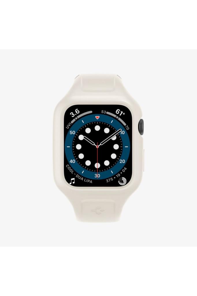 Spigen Apple Watch Seri (40mm) ile Uyumlu Kılıf, Spigen Liquid Air Pro Soft White Outlet