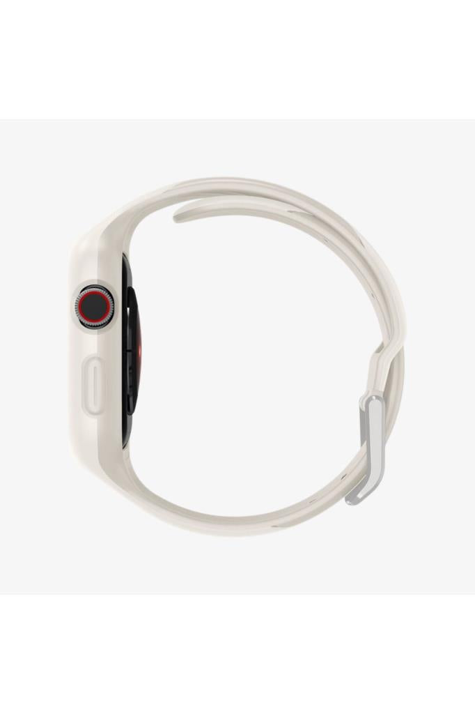 Spigen Apple Watch Seri (40mm) ile Uyumlu Kılıf, Spigen Liquid Air Pro Soft White Outlet