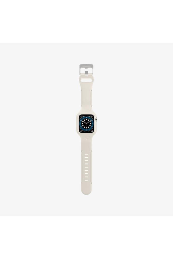 Spigen Apple Watch Seri (40mm) ile Uyumlu Kılıf, Spigen Liquid Air Pro Soft White Outlet