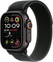 Apple Watch Ultra 2 GPS + Cellular 49mm Siyah Titanyum Kasa ve Siyah-Trail Loop Kordon Akıllı Saat (Apple Türkiye Garantili)