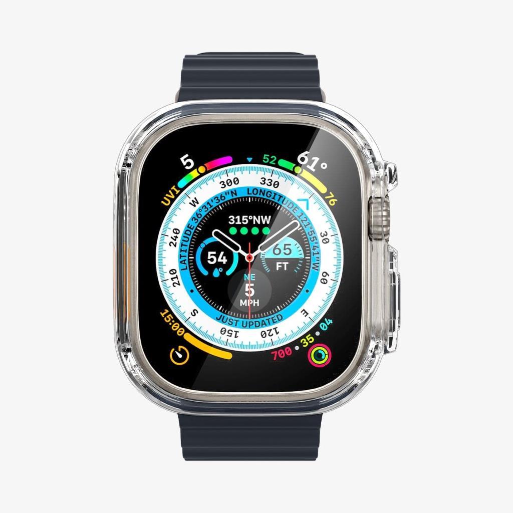Spigen Apple Watch 49mm (Ultra 3/2/1) ile uyumlu Kılıf Ultra Hybrid Spigen Apple Watch 49mm (Ultra 3/2/1) ile uyumlu Kılıf Ultra Hybrid Crystal Clear - ACS05459