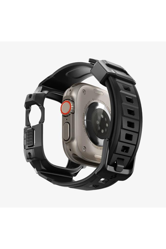 Spigen Apple Watch 49mm (Ultra 2/1) Kılıf & Kordon Kayış Rugged Armor Pro Outlet