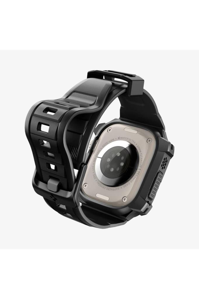 Spigen Apple Watch 49mm (Ultra 2/1) Kılıf & Kordon Kayış Rugged Armor Pro Outlet