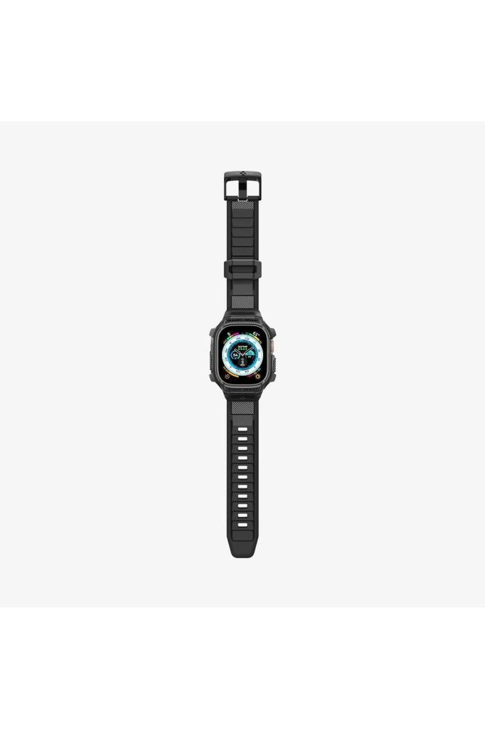 Spigen Apple Watch 49mm (Ultra 2/1) Kılıf & Kordon Kayış Rugged Armor Pro Outlet