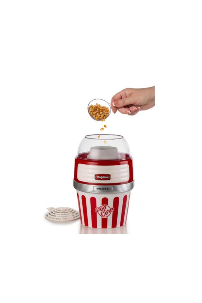 Ariete Party Time Patlamış Mısır Makinesi Rosso Xl Kırmızı