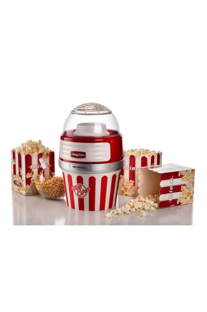 Ariete Party Time Patlamış Mısır Makinesi Rosso Xl Kırmızı