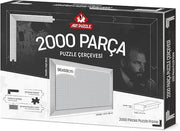 Art Puzzle Beyaz 2000 Parça Demonte Puzzle Çerçevesi