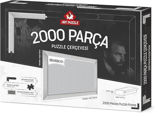Art Puzzle Beyaz 2000 Parça Demonte Puzzle Çerçevesi
