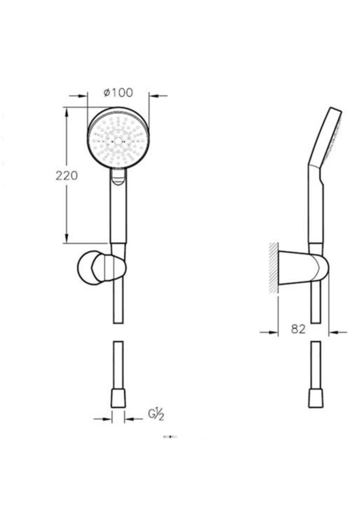 Artema A45692 Master 1F El Duş Takımı