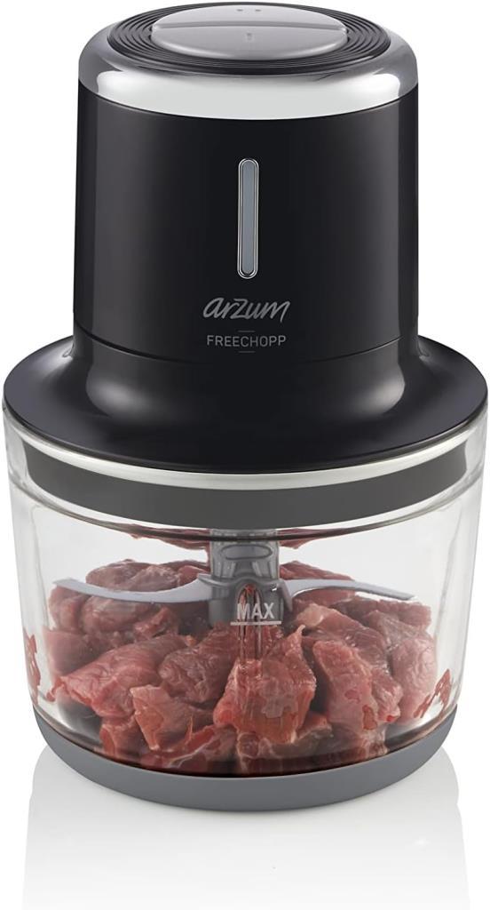 Arzum AR1128 Freechopp Cam Hazneli Şarjlı Doğrayıcı Teşhir