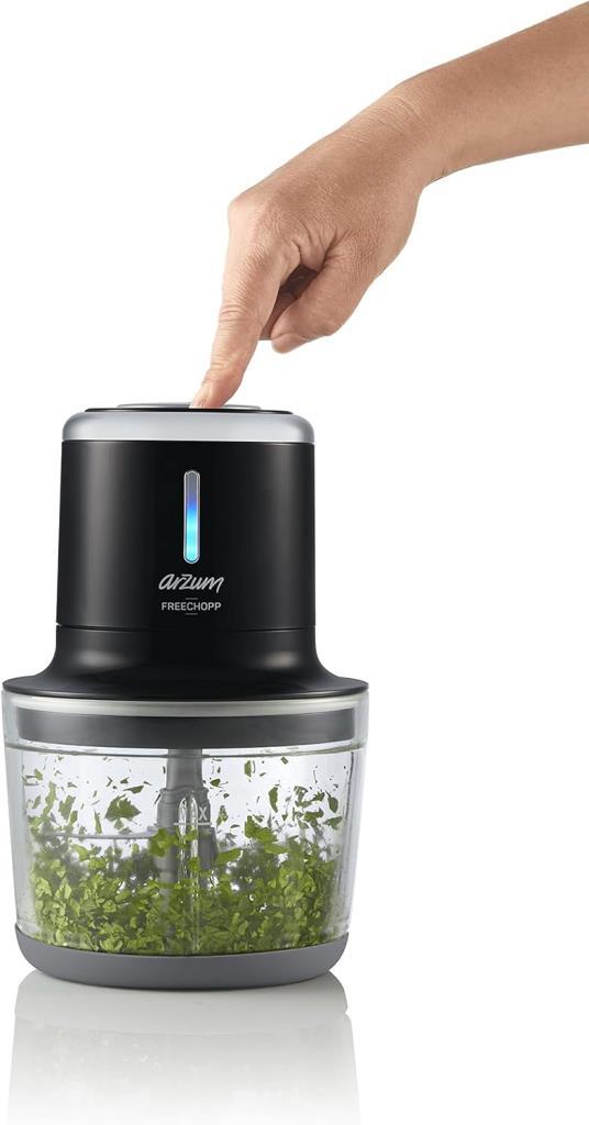 Arzum AR1128 Freechopp Cam Hazneli Şarjlı Doğrayıcı Teşhir