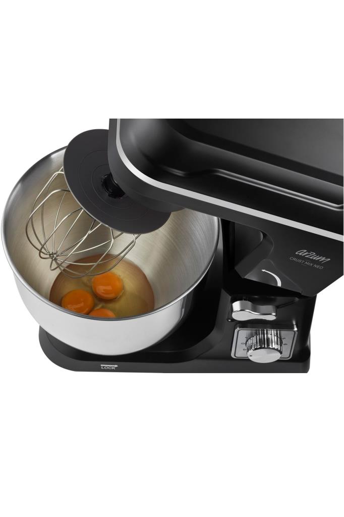 Arzum AR1143-S Crust Mix Neo Siyah 1400 W 5 lt Stand Mikser Outlet