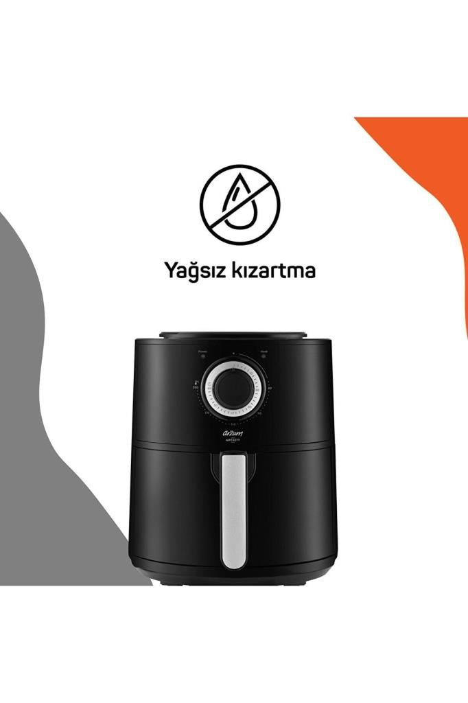 Arzum AR2062-G Airtasty Air Fryer 4 lt Yağsız Gümüş Fritöz Teşhir