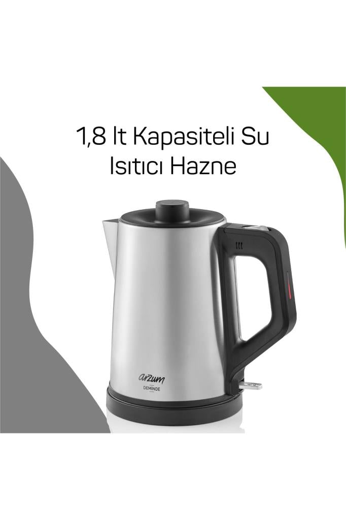 Arzum AR3129 Deminde Inox Çay Makinesi Teşhir