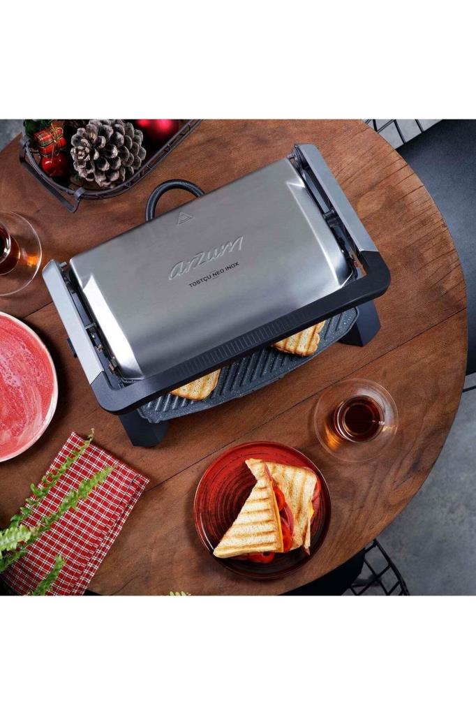 Arzum AR2036 Tostçu Neo Inox 1800 Tost Makinesi Teşhir