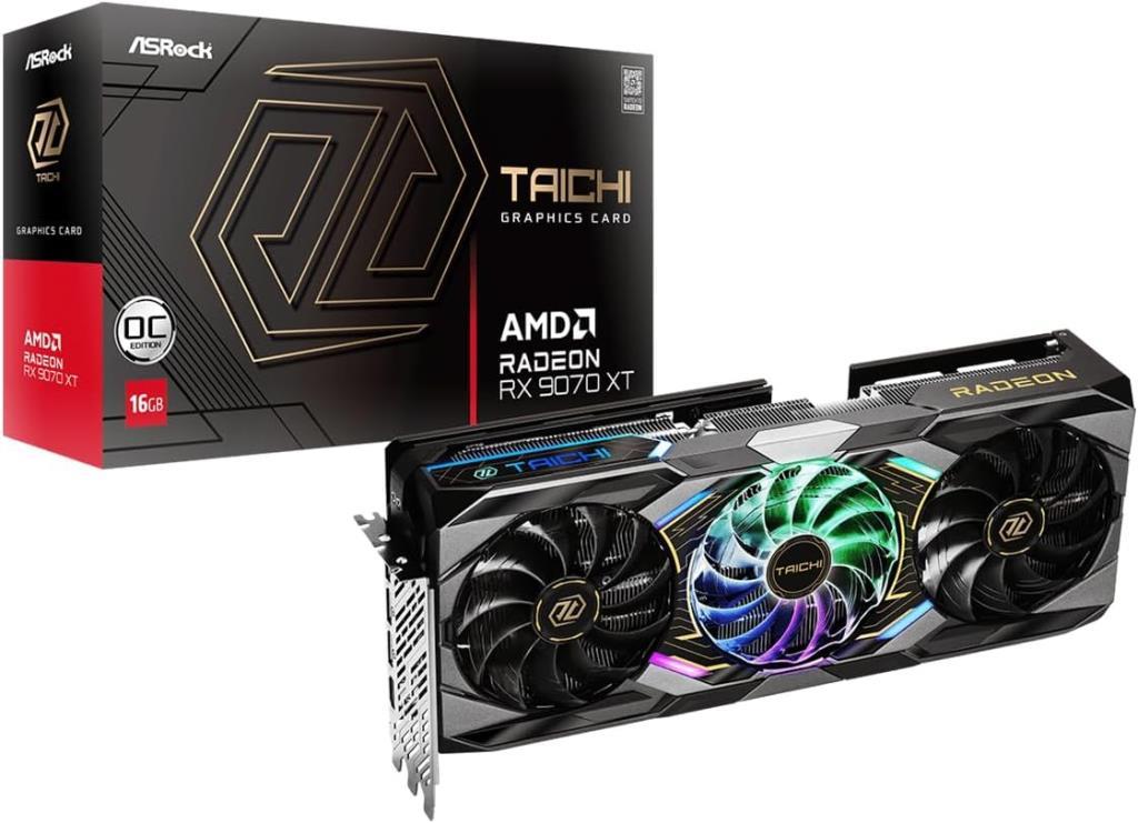 Asrock RX 9070 XT Taichi OC 256 Bit GDDR6 16 GB Ekran Kartı Outlet