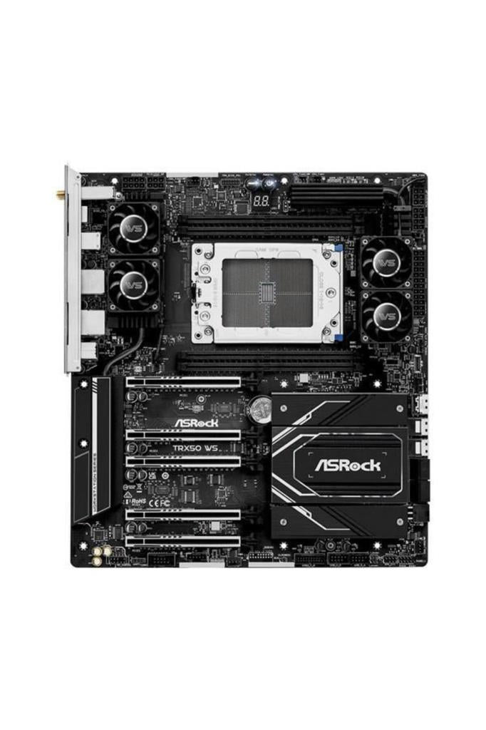 ASRock TRX50 WS WiFi 6E DDR5 ECC 10GbE LAN PCIe 5.0 ATX Anakart - Outlet