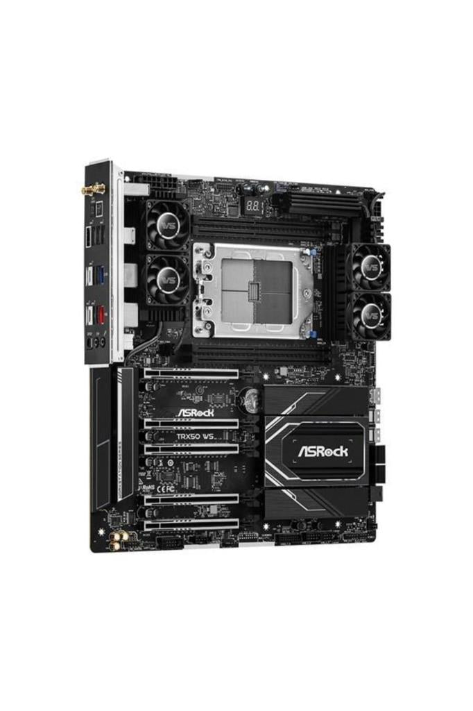 ASRock TRX50 WS WiFi 6E DDR5 ECC 10GbE LAN PCIe 5.0 ATX Anakart - Outlet