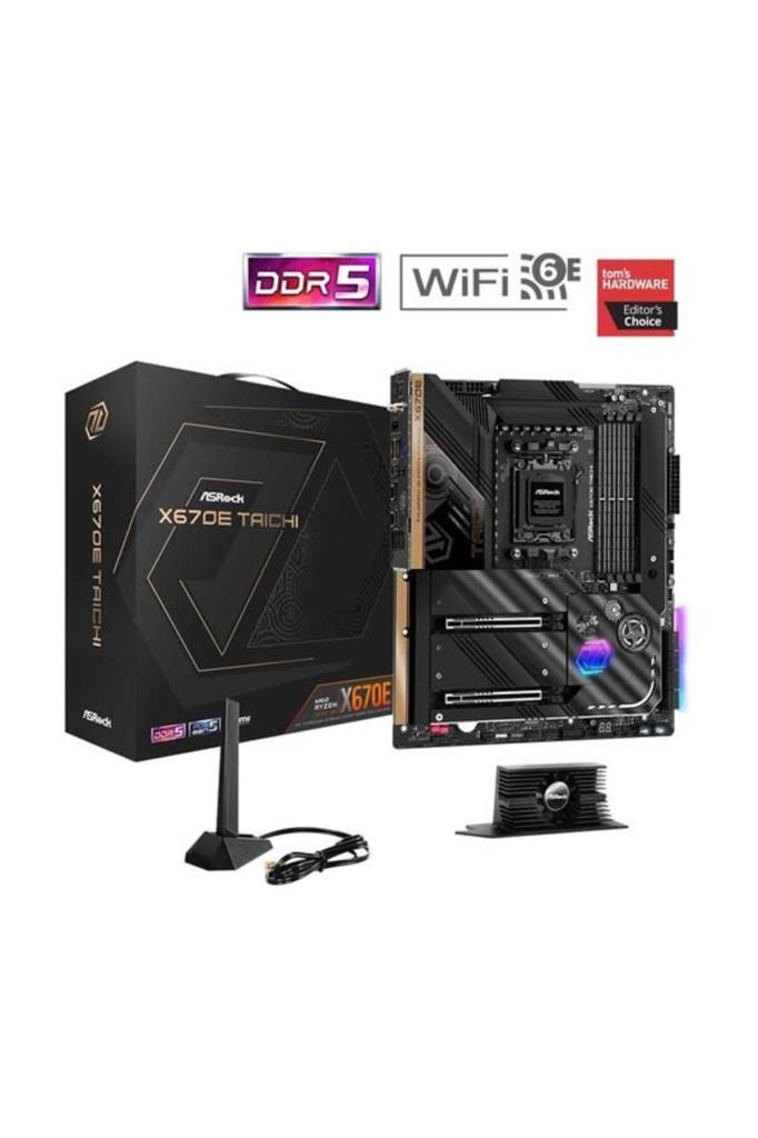 Asrock X670E Taichi AMD AM5 DDR5 ATX Anakart Outlet