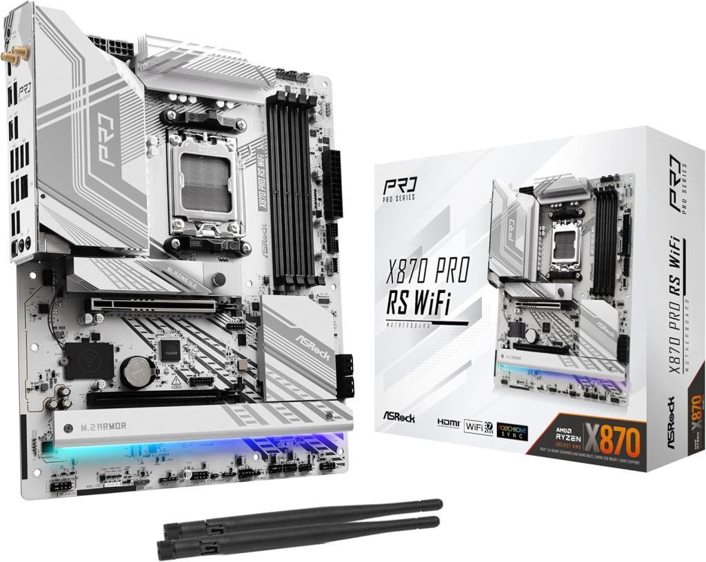 Asrock X870 Pro RS Wi-Fi AMD AM5 DDR5 ATX Anakart