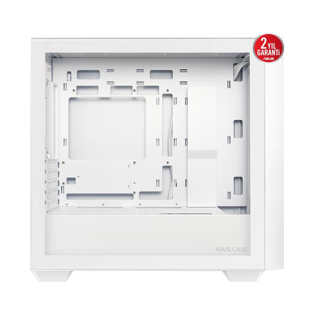 Asus A21 Plus ARGB Fanlı Beyaz Micro ATX Oyuncu Kasası Teşhir