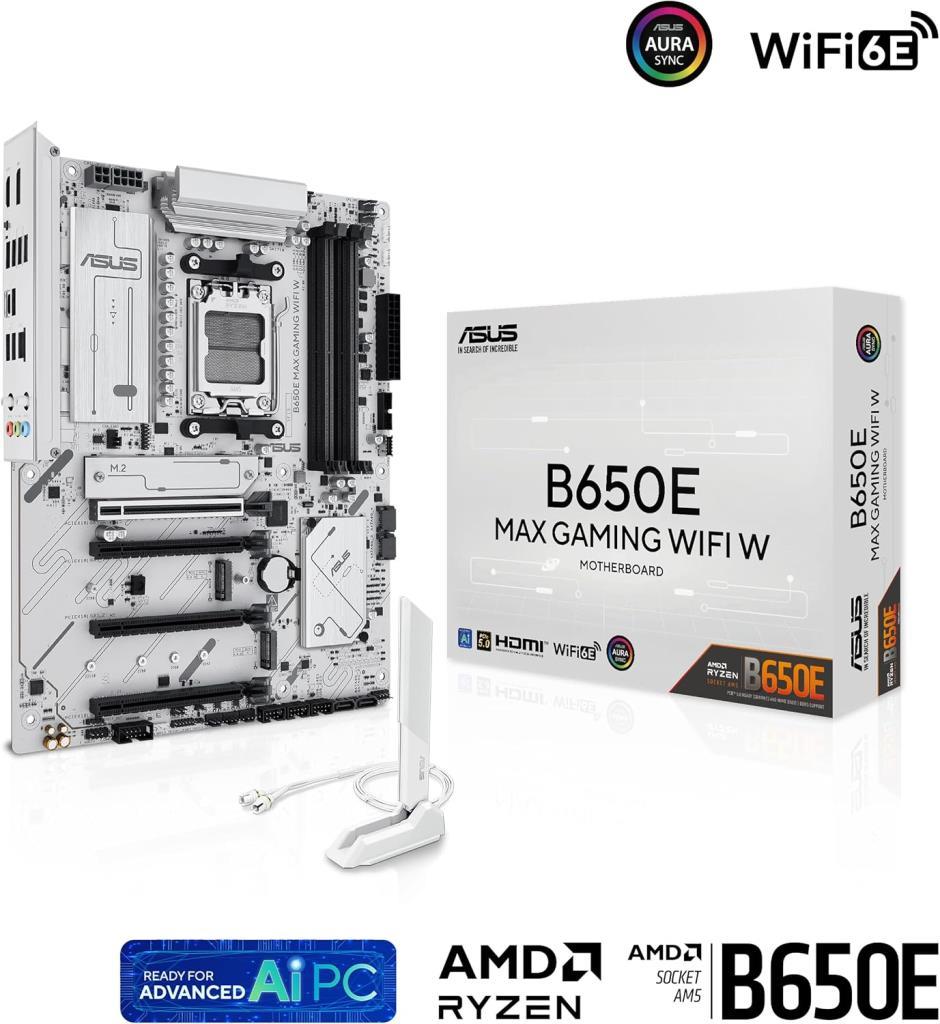 Asus B650E Max Gaming Wi-Fi W AMD AM5 DDR5 ATX Anakart Outlet