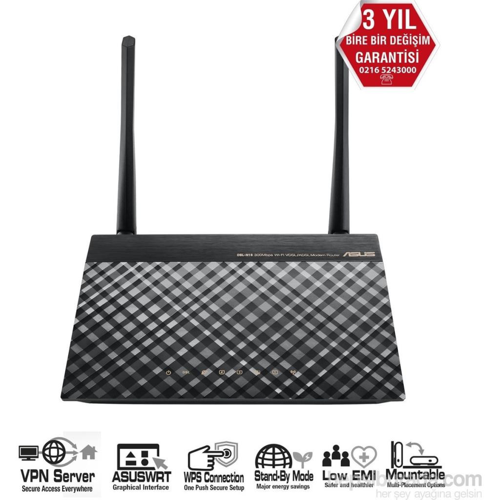 Asus DSL-N16 4 Port 300 Mbps VDSL2 Modem