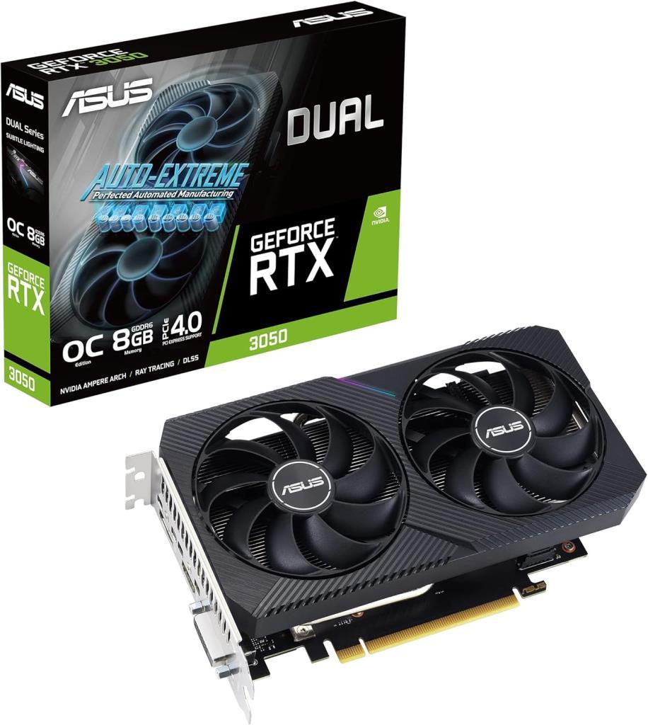 Asus RTX 3050 DUAL-RTX3050-O8G-V2 128 Bit GDDR6 8 GB Ekran Kartı Outlet