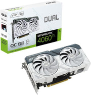 Asus RTX 4060 TI Dual White OC Edition DUAL-RTX4060TI-O8G-WHITE 128 Bit GDDR6 8 GB Ekran Kartı