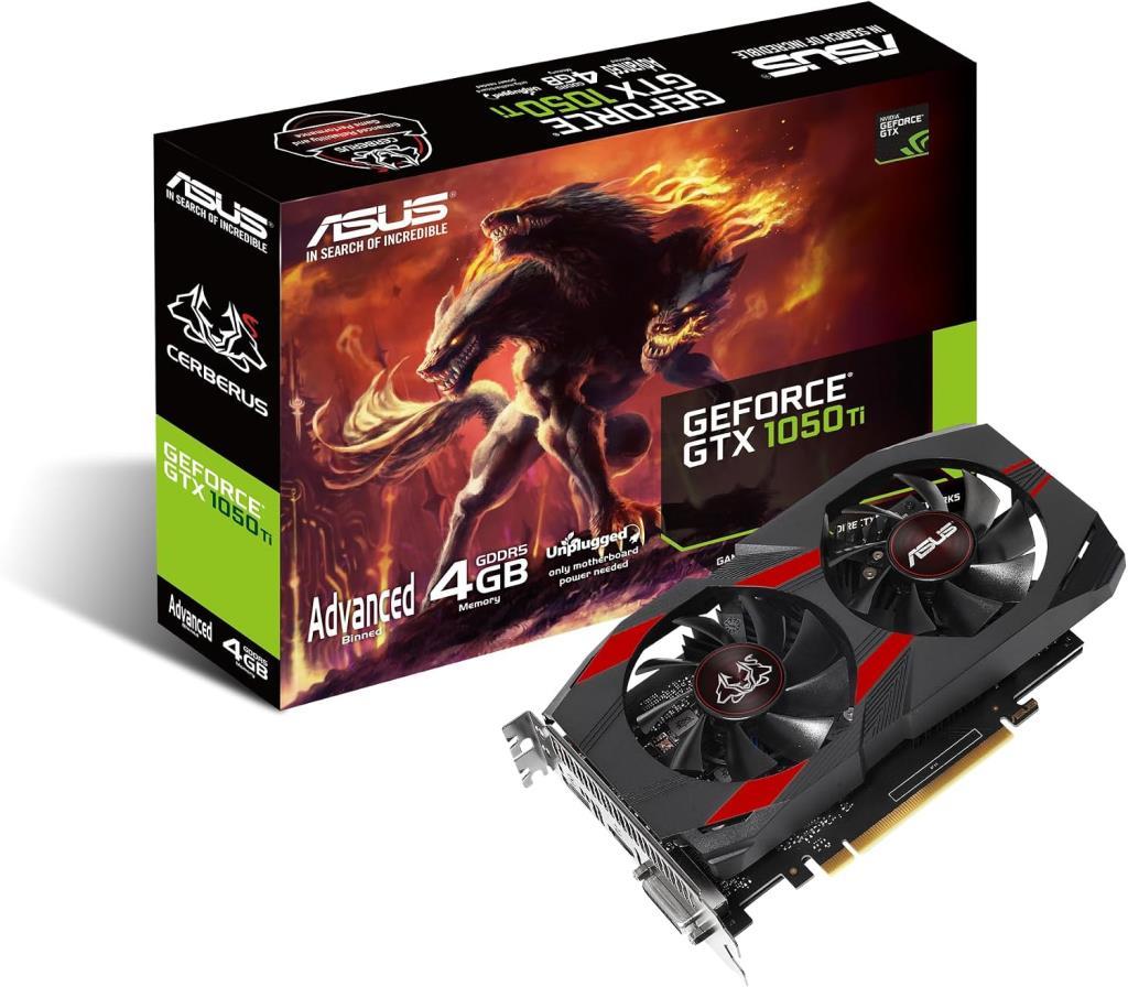 Asus Cerberus GeForce GTX 1050 Ti OC 4G Ekran Kartı