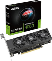 Asus RTX 4060 LP BRK OC Edition RTX4060-O8G-LP-BRK 128 Bit GDDR6 8 GB Graphics Card 
