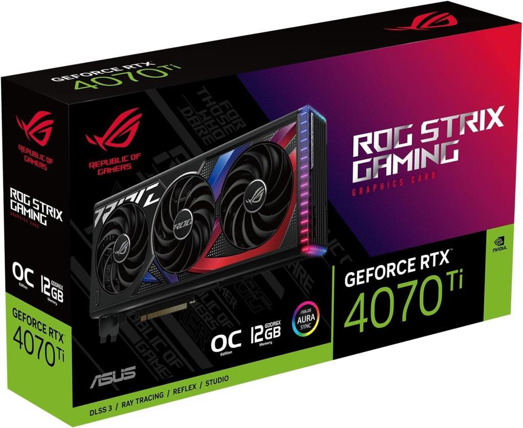 Asus RTX 4070 TI Rog Strix OC Edition ROG-STRIX-RTX4070TI-O12G-GAMING 192 Bit GDDR6X 12 GB Ekran Kartı