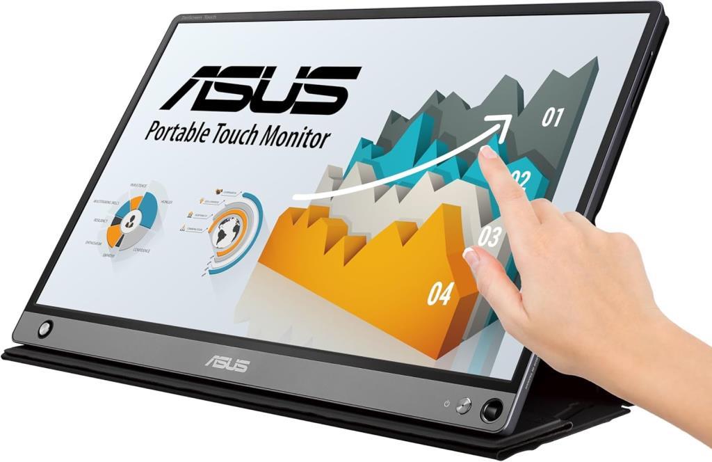Asus ZenScreen Touch MB16AMT 15.6" 5 ms Full HD IPS 60 Hz Dokunmatik Taşınabilir Monitör Outlet