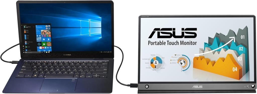 Asus ZenScreen Touch MB16AMT 15.6" 5 ms Full HD IPS 60 Hz Dokunmatik Taşınabilir Monitör Outlet