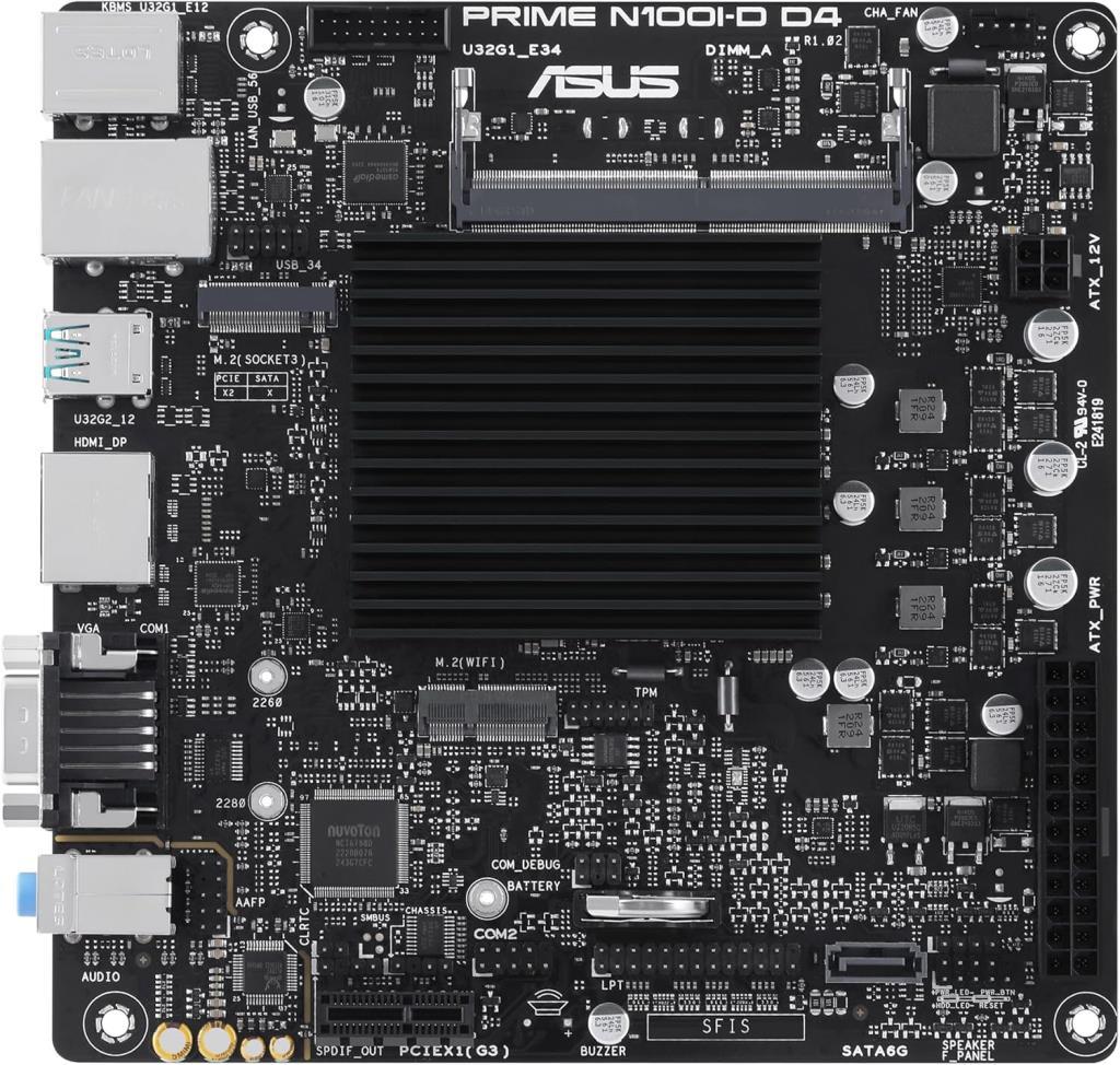 Asus Prime N100I-D D4-CSM Intel DDR4 Mini ITX Anakart Outlet