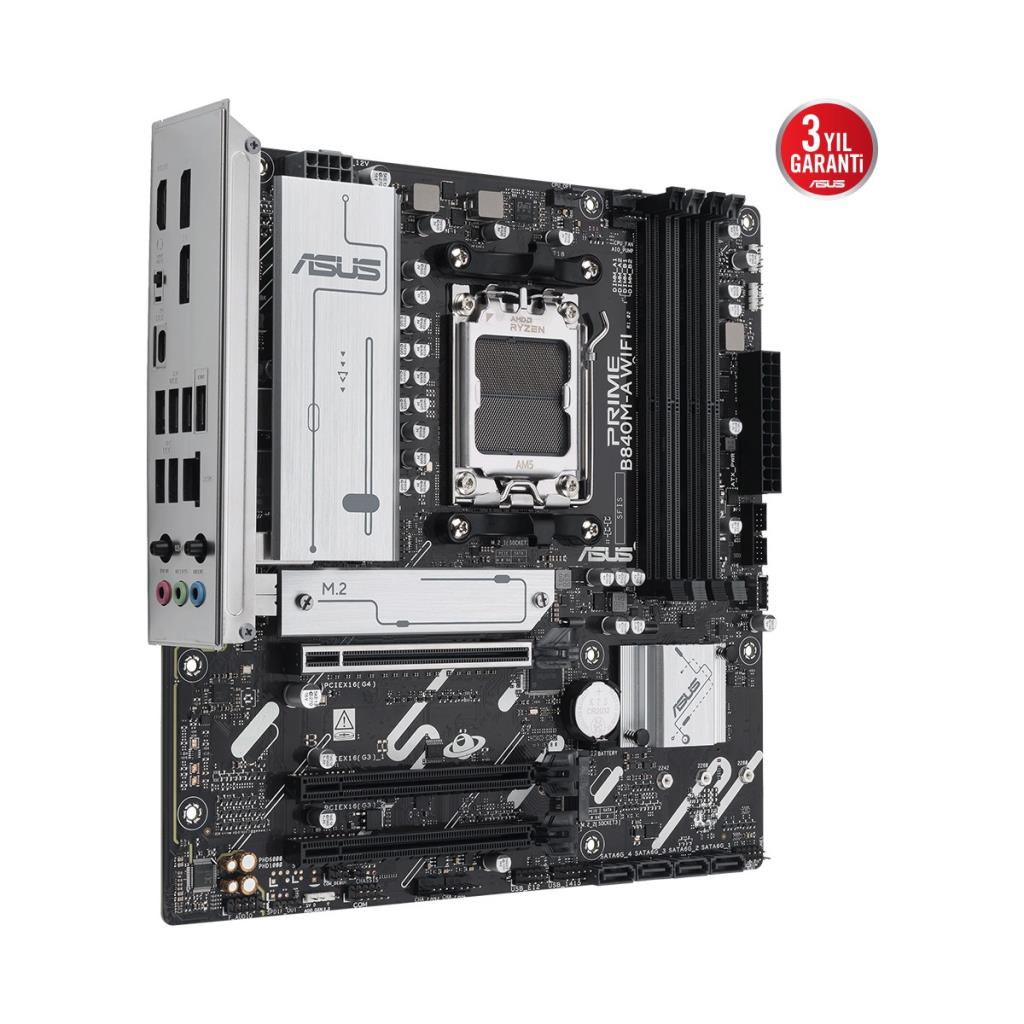 Asus Prime B840M-A Wi-Fi AMD AM5 DDR5 Micro ATX Anakart