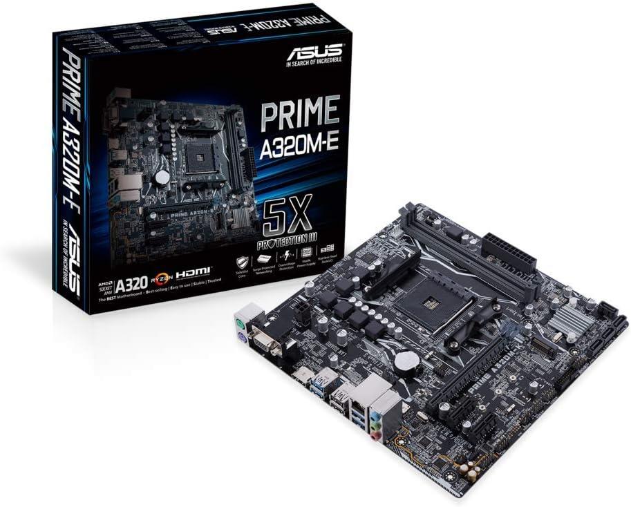 Asus Prime A320M-E AMD AM4 DDR4 Micro ATX Anakart Outlet