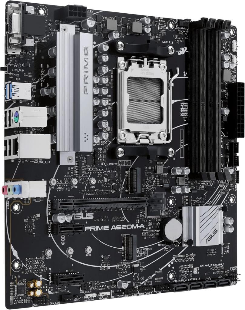 Asus Prime A620M-A-CSM AMD AM5 DDR5 Micro ATX Anakart Teşhir