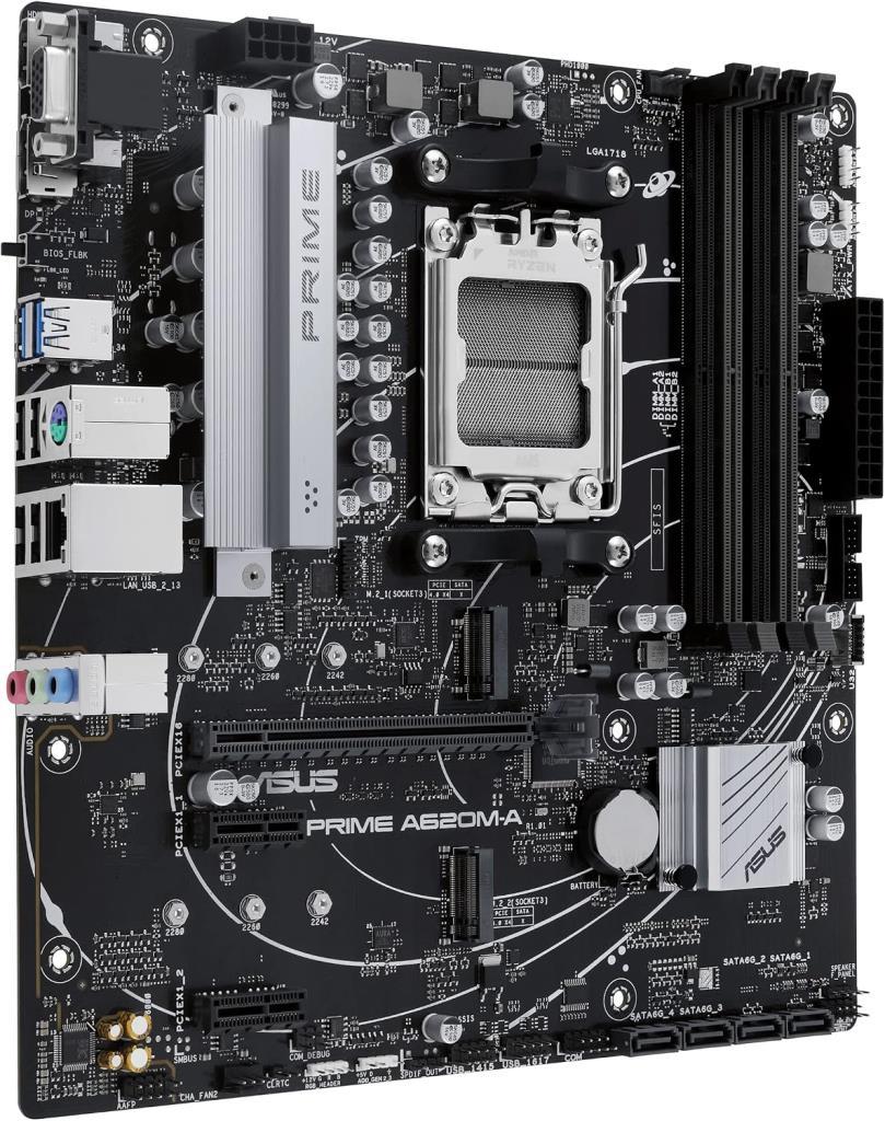 Asus Prime A620M-A-CSM AMD AM5 DDR5 Micro ATX Anakart - OUTLET