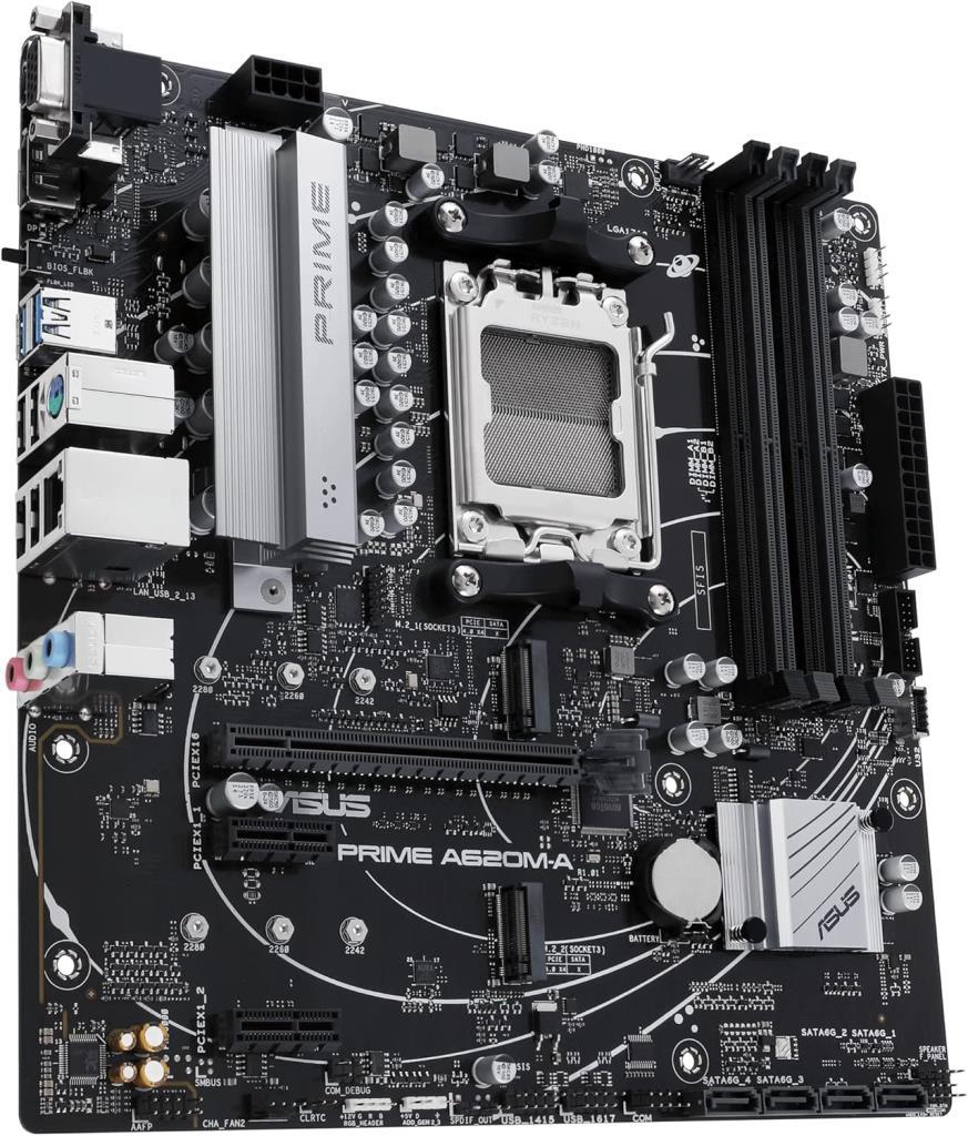 Asus Prime A620M-A-CSM AMD AM5 DDR5 Micro ATX Motherboard Outlet